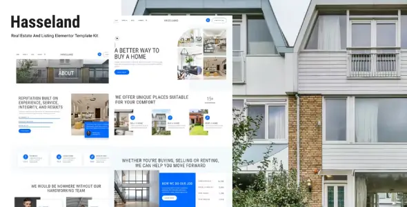 Hasseland – Real Estate Listing Elementor Template Kit